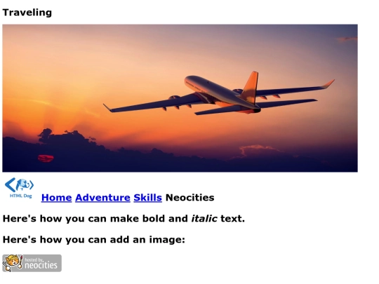 traveling screenshot