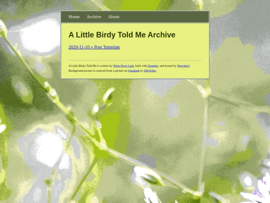 archive screenshot
