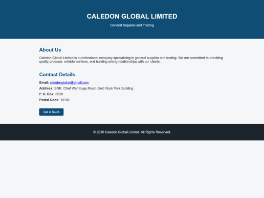 caledon screenshot
