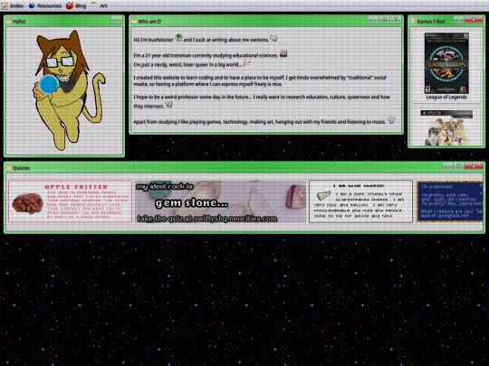 aboutme screenshot