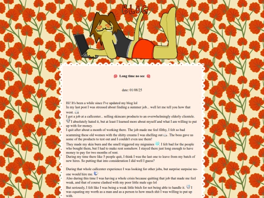 blog screenshot