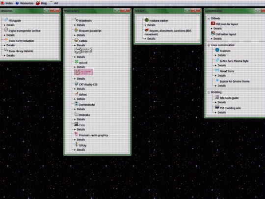 resources screenshot