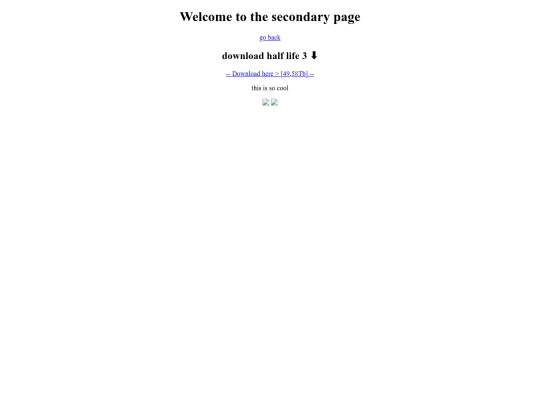 secretpage screenshot