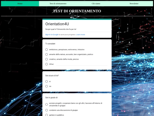 test screenshot