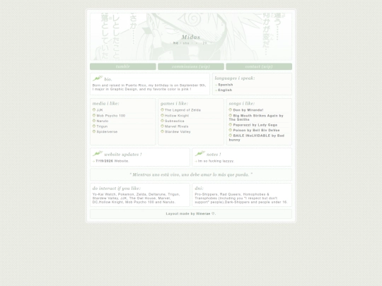 index screenshot
