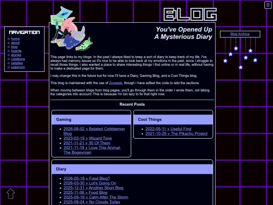 blog screenshot