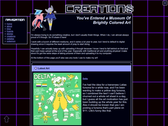 creations screenshot