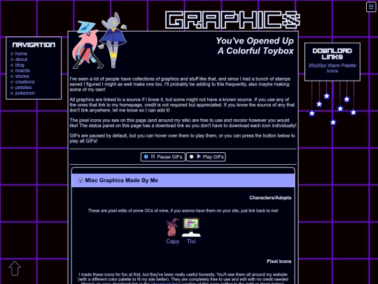 hoards/graphics screenshot