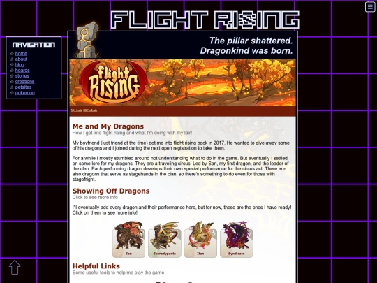 petsites/flightrising screenshot
