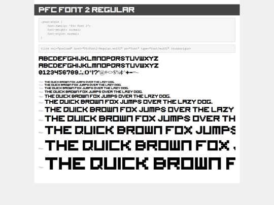 stylejs/PFC2FontKit/demo screenshot