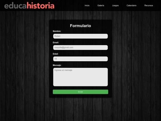 contacto screenshot