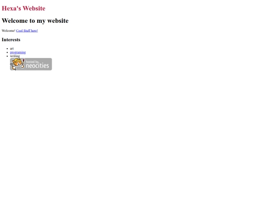 index screenshot