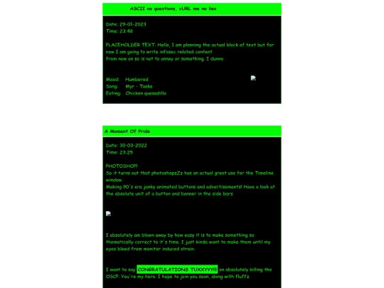 blog screenshot