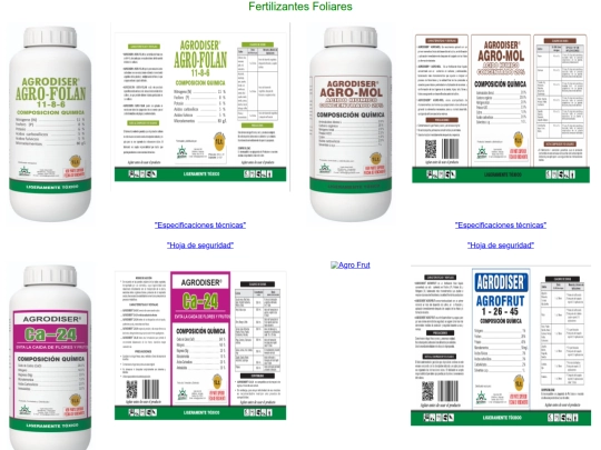 fertilizantesfoliares screenshot