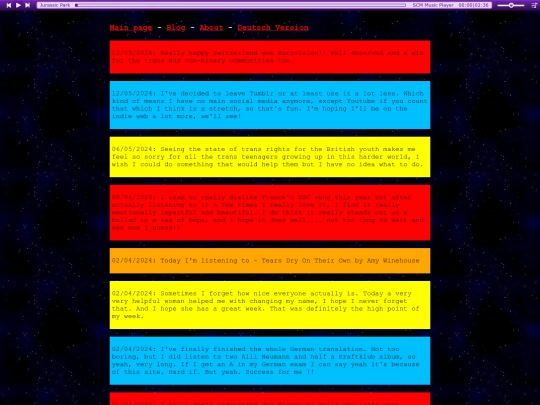 blog screenshot