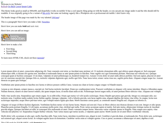 index screenshot