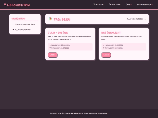 geschichten-html-seite/tag/fairies screenshot