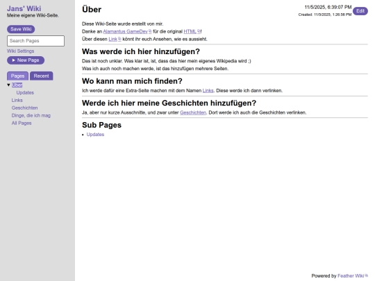 jan-wiki/Jans' Wiki (0.0.9) screenshot