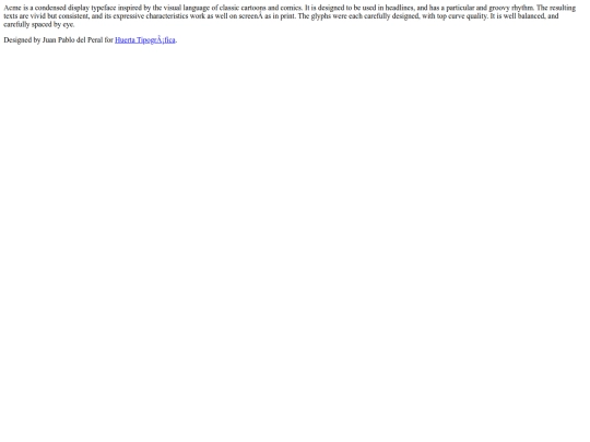 templates/drop-rainbow/fonts/acme/DESCRIPTION.en_us screenshot