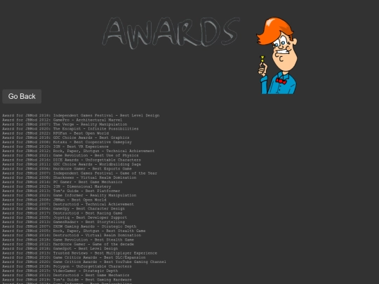 awards screenshot
