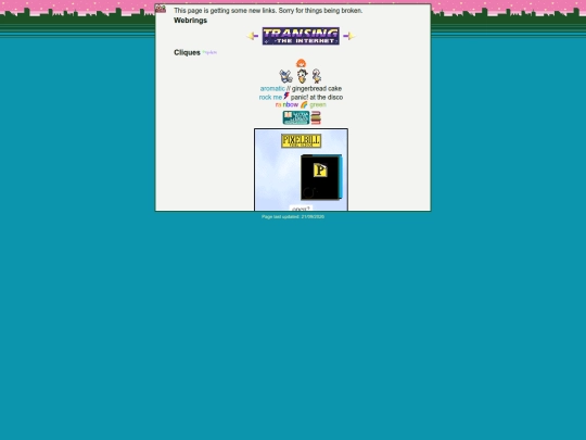 links screenshot