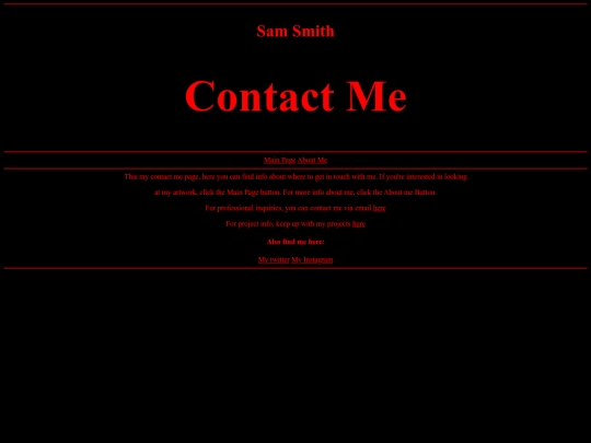 Contact screenshot