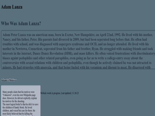 index screenshot