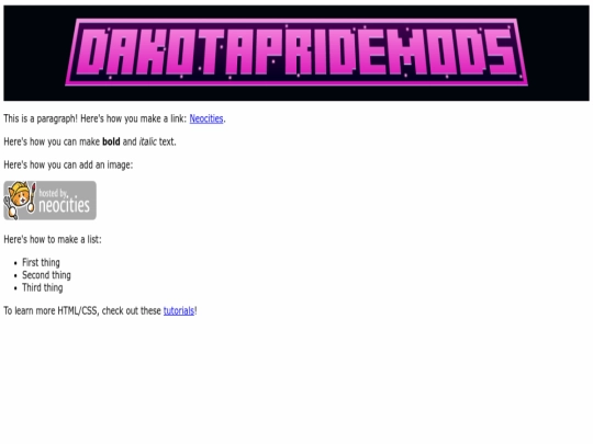 index screenshot