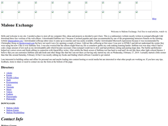index screenshot