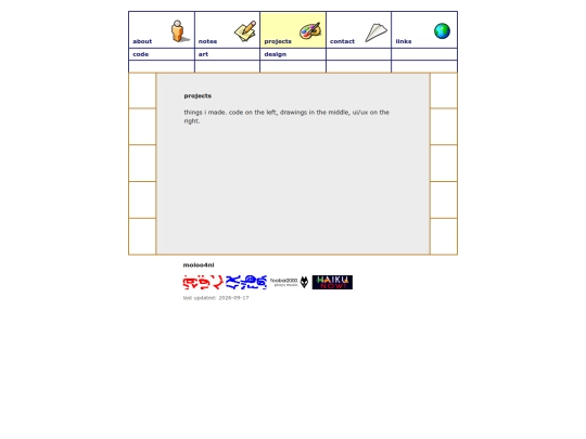 projects screenshot