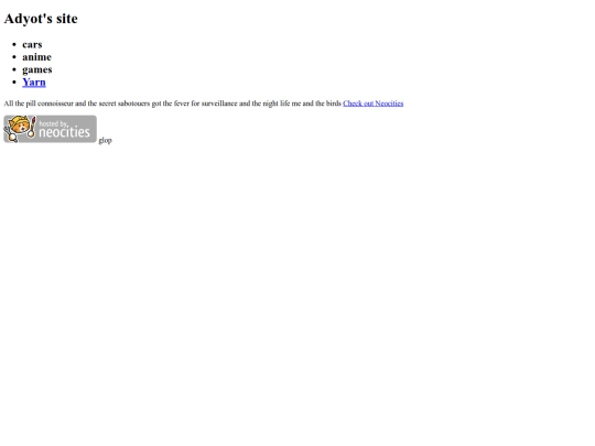 index screenshot