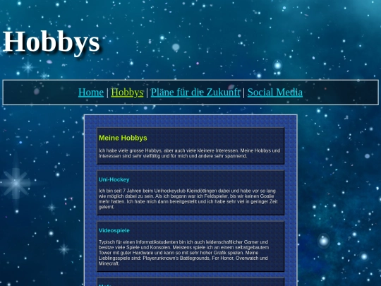 hobbys screenshot