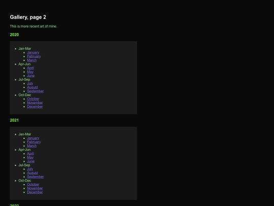 gallery/years2 screenshot