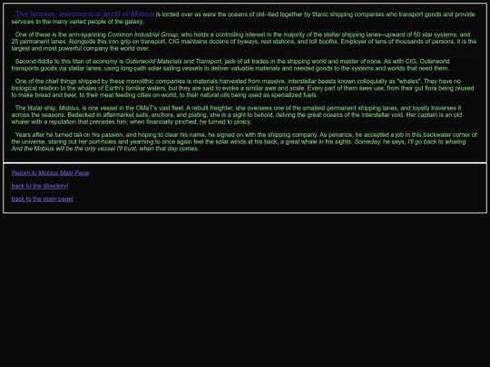 wb/mobius outline screenshot