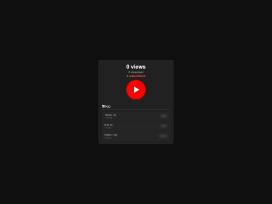 YouTube-Sim screenshot