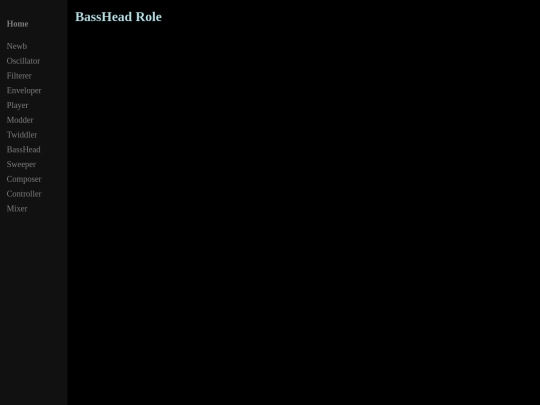 BassHeadRole screenshot