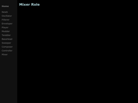 MixerRole screenshot