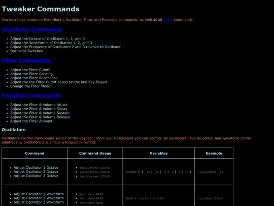 TweakerCommands screenshot