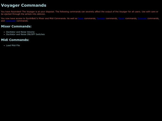 VoyagerCommands screenshot