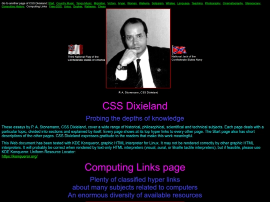 cssdixieland_computing_links screenshot