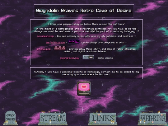 webRing screenshot