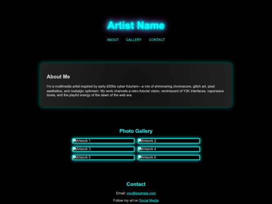 test screenshot