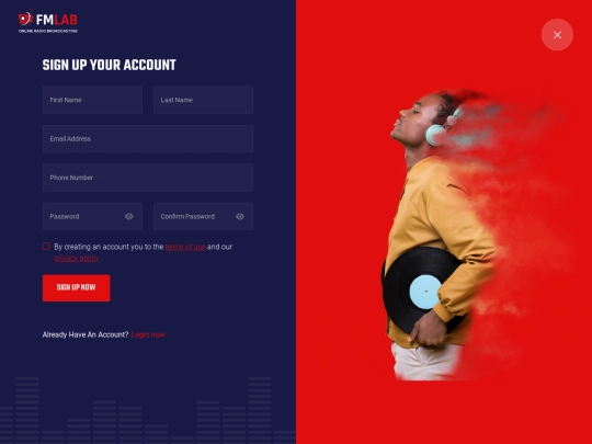 radio/registration screenshot
