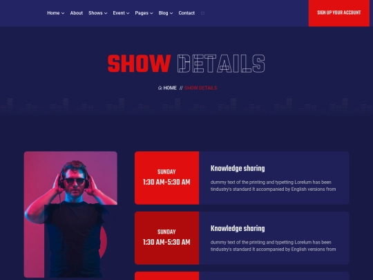 radio/show-details screenshot
