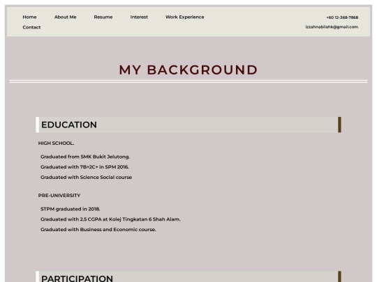 resume screenshot