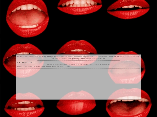 writing screenshot