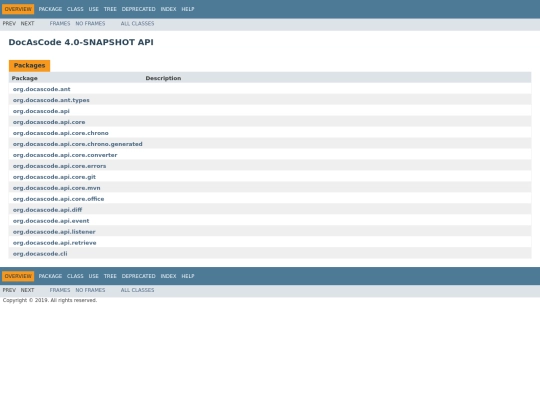 docascode/javadoc/29-ansi-color-black/overview-summary screenshot