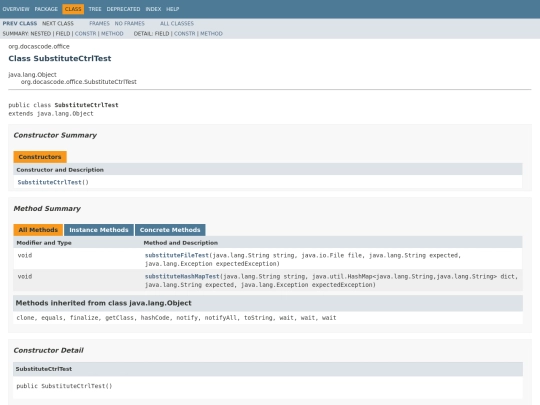 feature/publish/javadoc/org/docascode/office/SubstituteCtrlTest screenshot