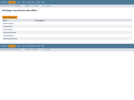 feature/publish/javadoc/org/docascode/office/package-summary screenshot
