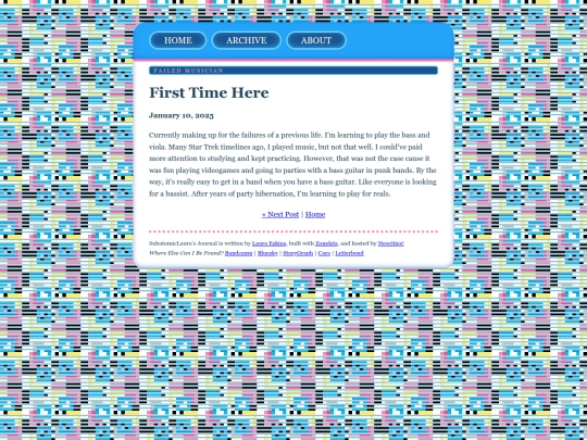 posts/2025-01-10-First-Time-Here screenshot